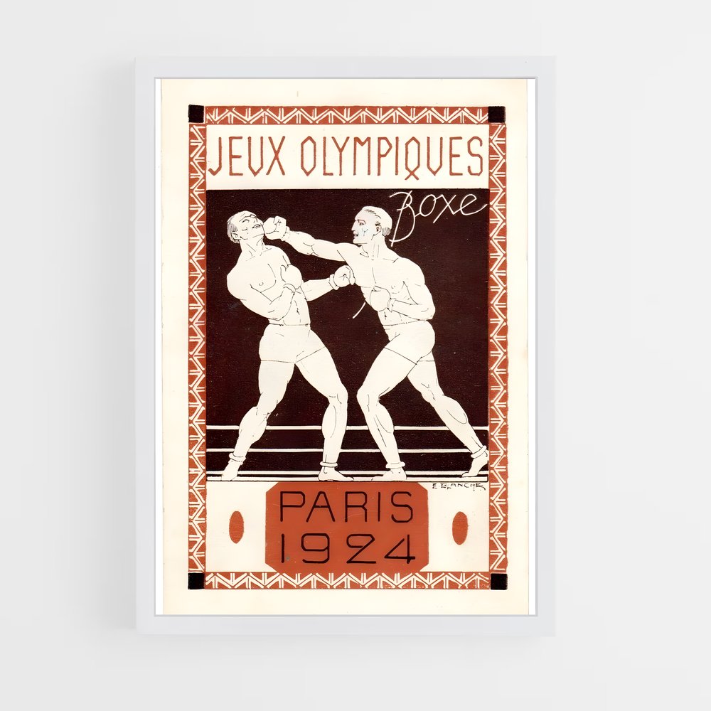 Poster Duel à Paris – affiche Jeux Olympiques (vue 3)